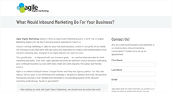 Desktop Screenshot of agilesearchmarketing.com